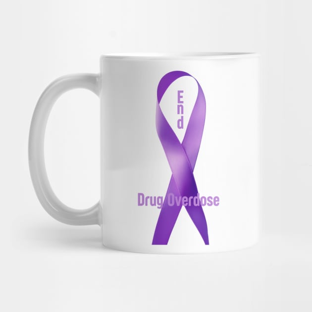 Drug Overdose Awareness Ribbon by HobbyAndArt